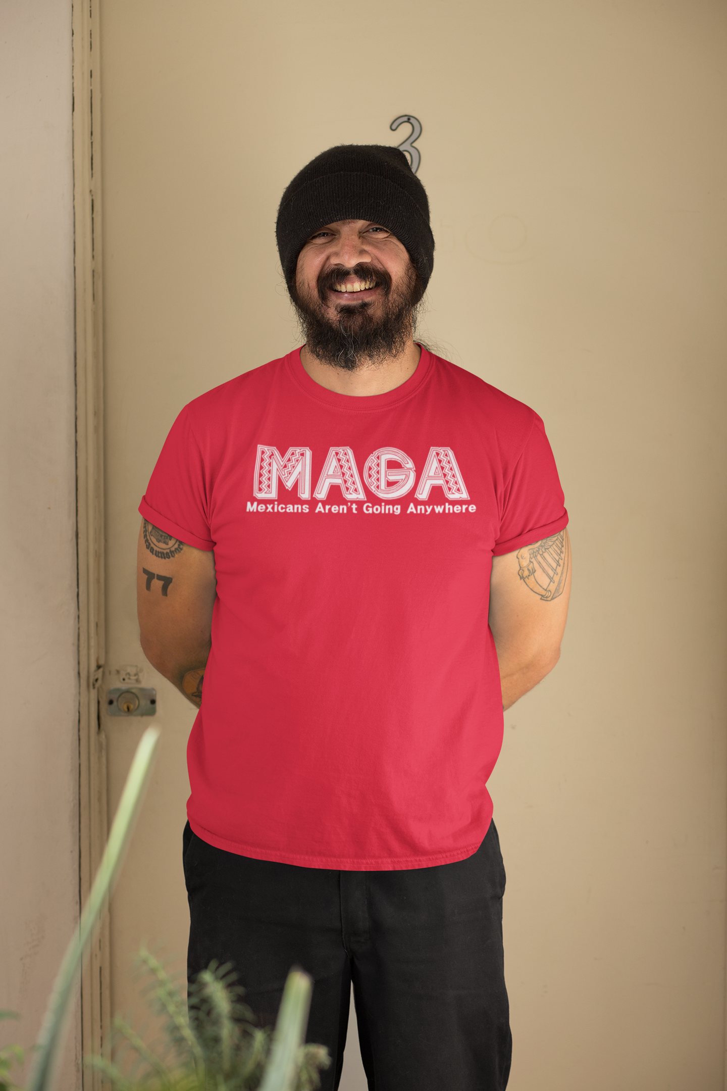 MAGA | Mexicans Aren't Going Anywhere | DTG/DTF Printed T-Shirt | Shaka Brands