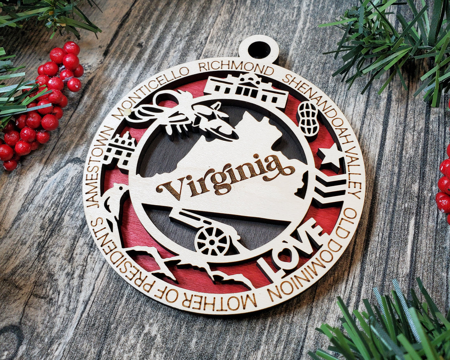 Virginia Ornament