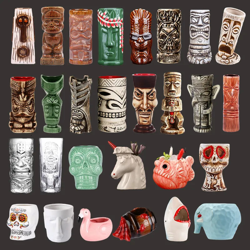 Hawaii Ceramic Tiki Mug