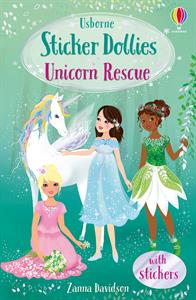 Usborne Books A Sticker Dolly Story *Unicorn Rescue*