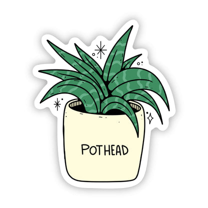 Big Moods | "Pothead" Plant | Sticker | Ohana Underground