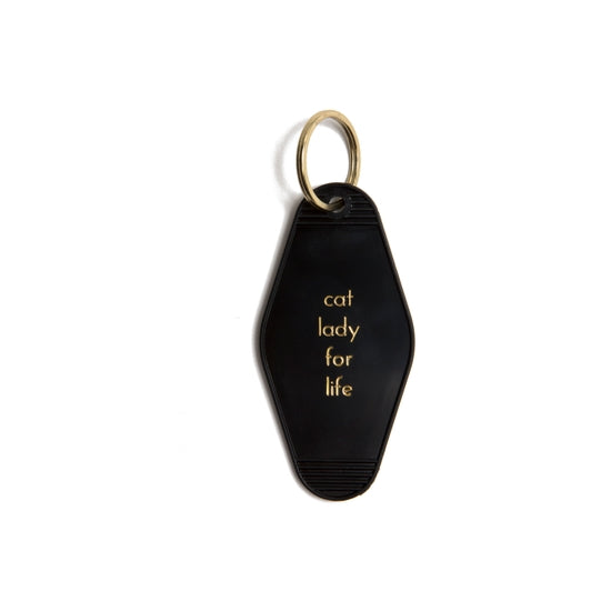 Cat Lady For Life Key Tag