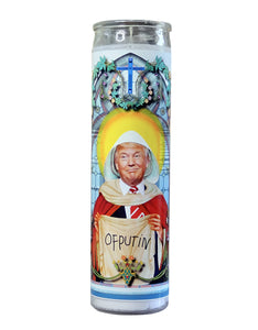 Donald Trump Handmaids Tale Celebrity Prayer Candle Spoof