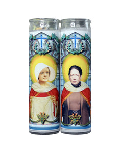 Offred And Aunt Lydia Celebrity Prayer Candle - The Handmaid's Tale Set