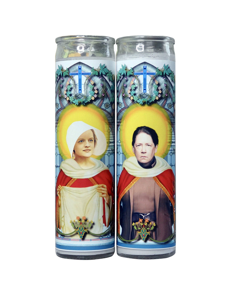 Offred And Aunt Lydia Celebrity Prayer Candle - The Handmaid's Tale Set