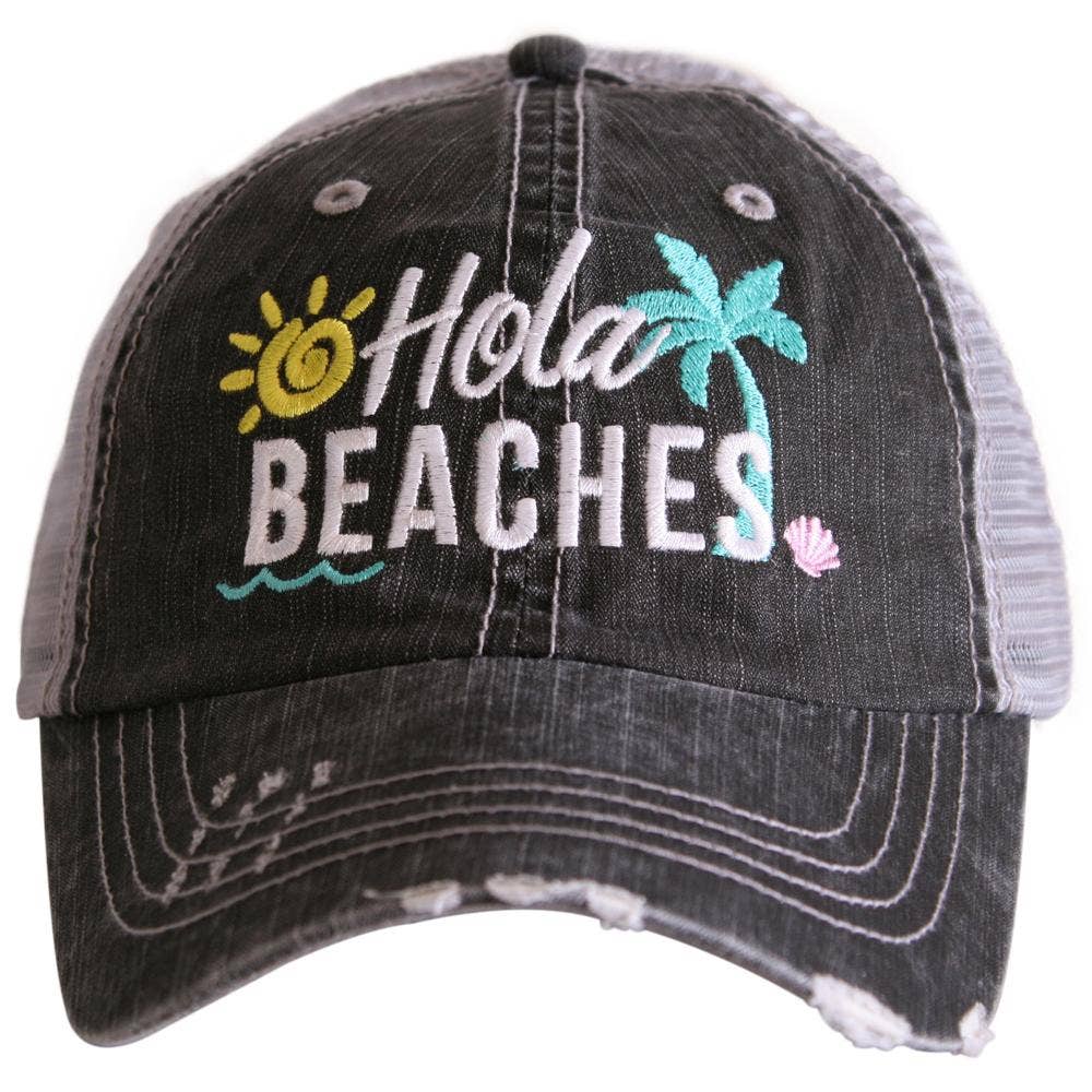 Hola Beaches Trucker Hats