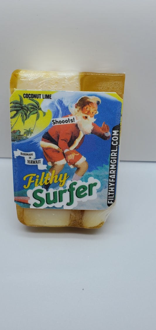 Filthy Farmgirl ~ Soap *Filthy Santa Surfer* Small Bar (2 oz)