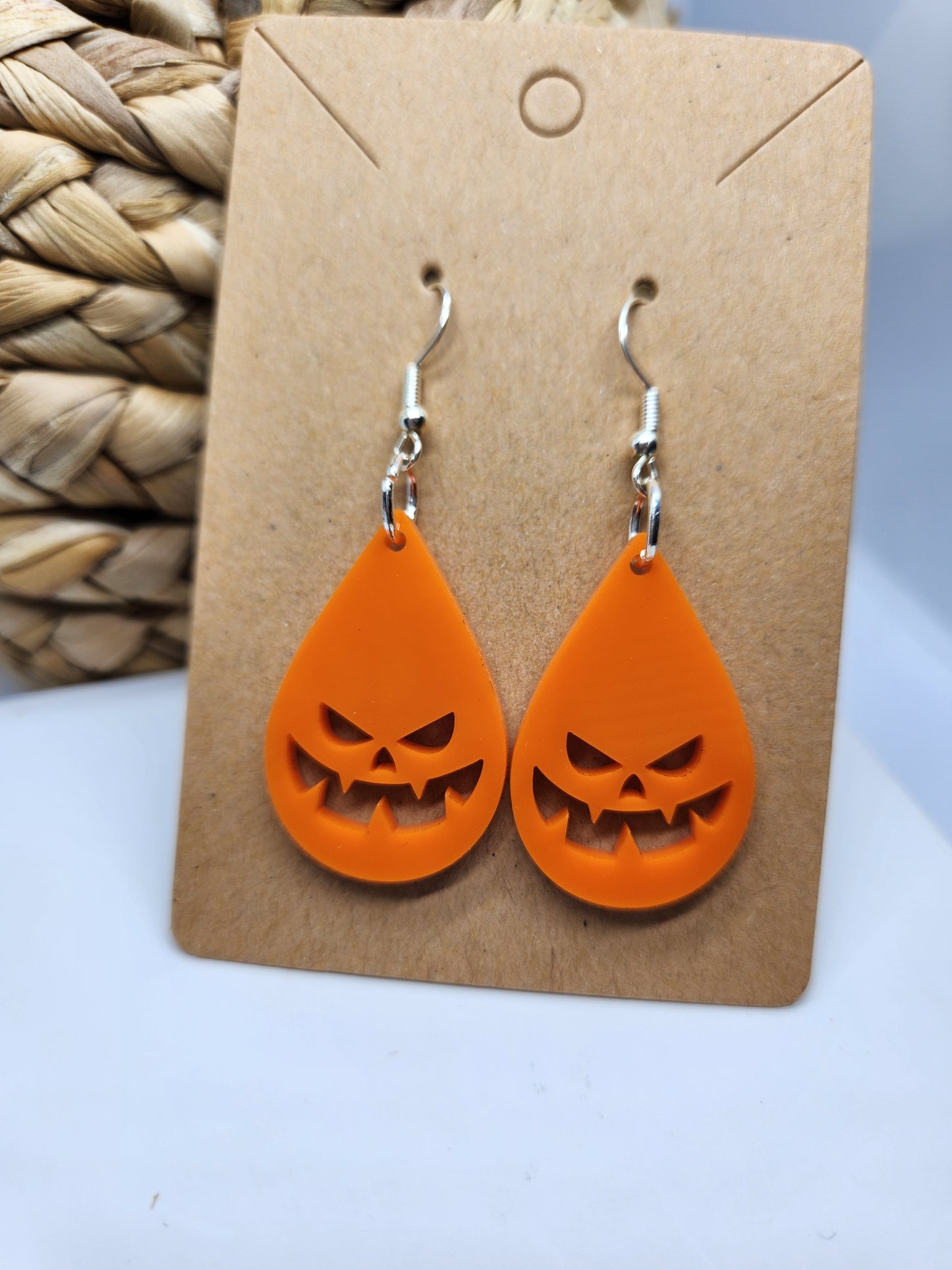 Halloween Earrings *Jack-o Lantern*