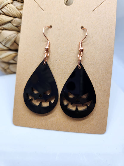 Halloween Earrings *Jack-o Lantern*