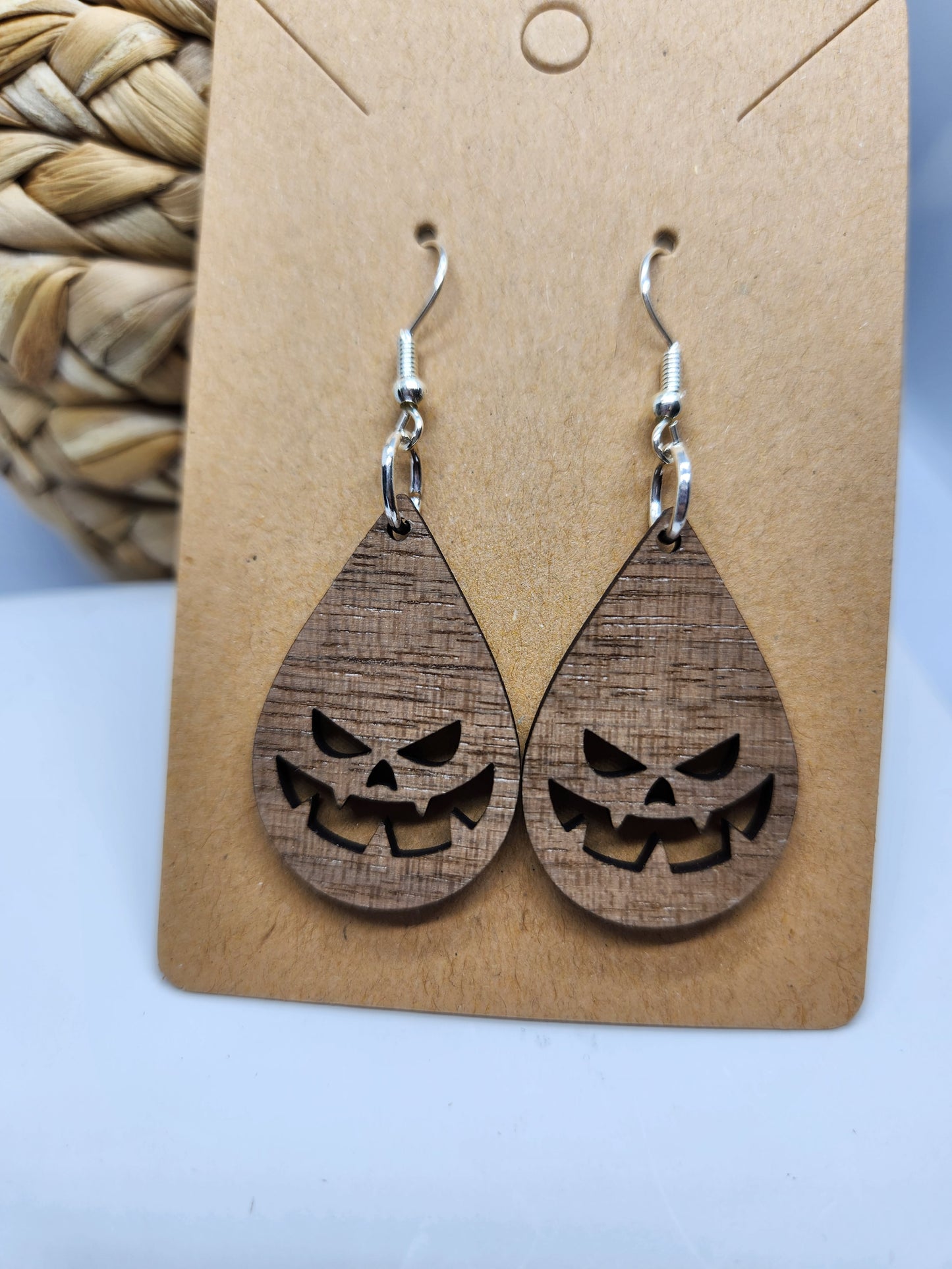 Halloween Earrings *Jack-o Lantern*