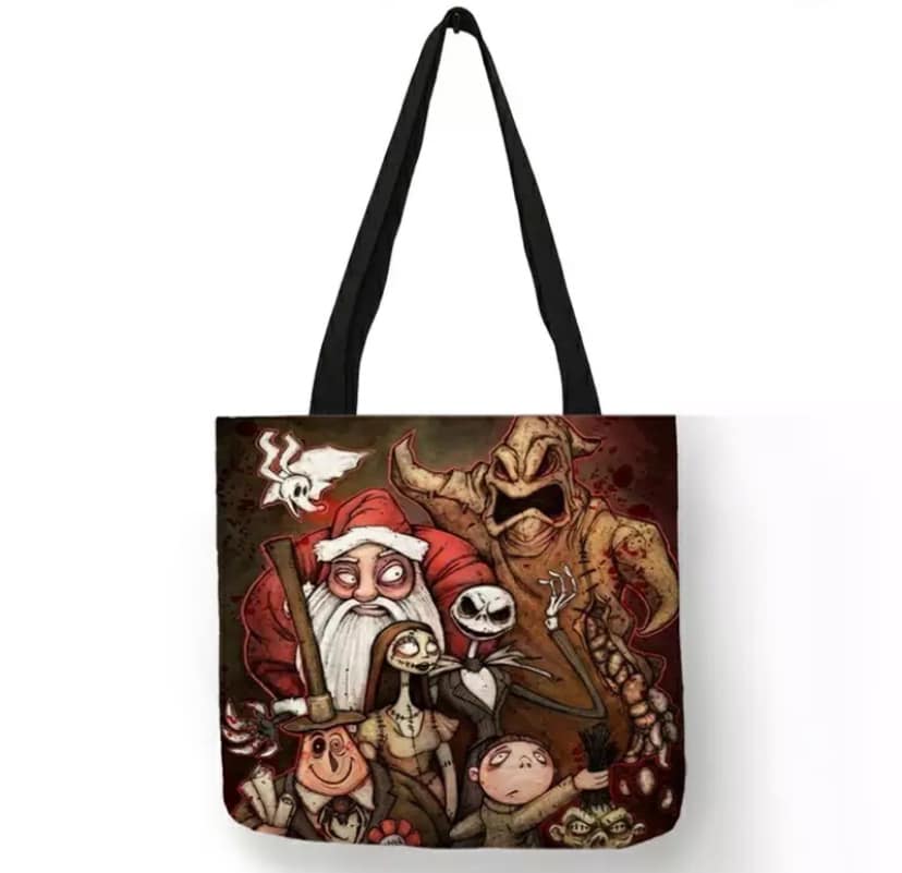 Nightmare Before Christmas Tote Bag