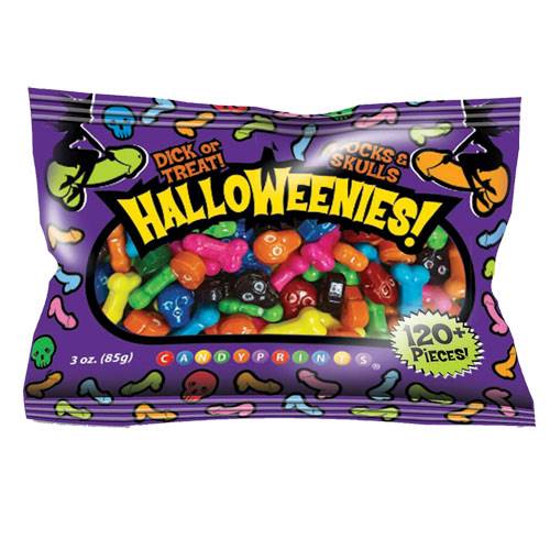 Halloweenies *Penis & Skull Shaped Candies*