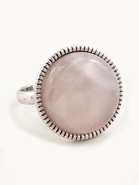 JBloom Petal Pink Silver Ring