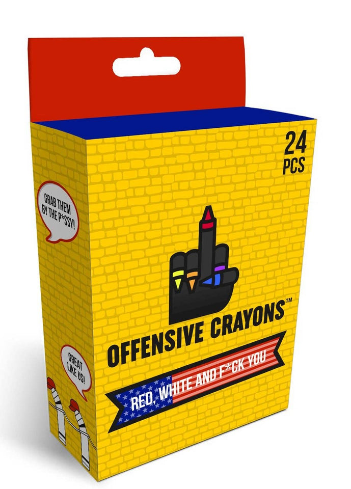 Political Offensive Crayons: "Red, White, and F*ck You"