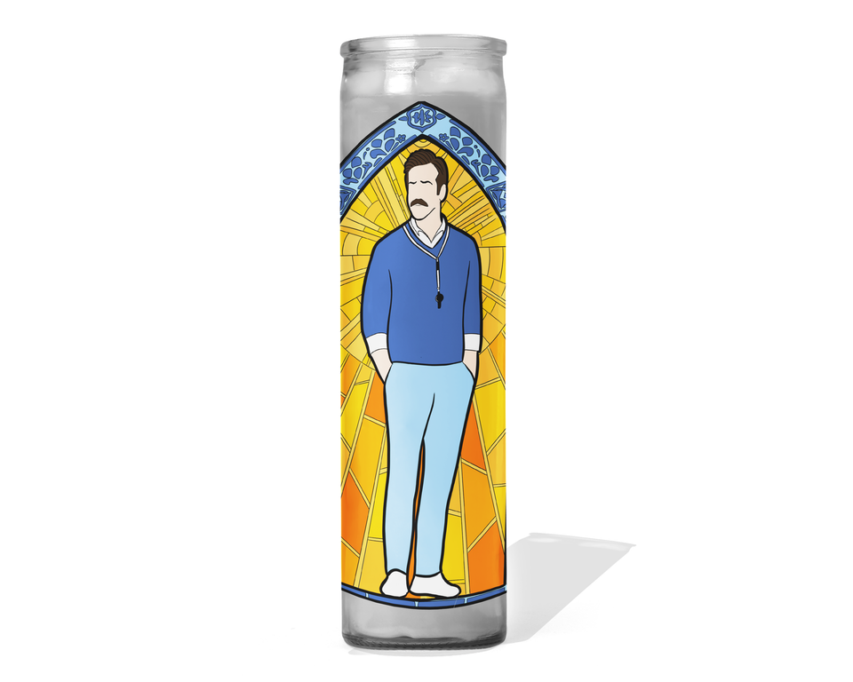 Ted Lasso Artist Rendering Prayer Candle