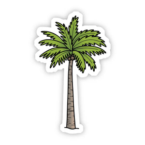 Green Palm Tree Beach Aesthetic VSCO Sticker