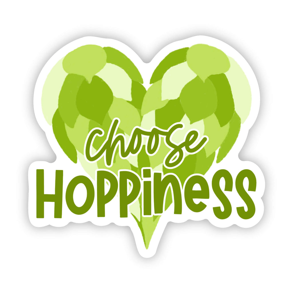 "Choose hoppiness" craft beer sticker