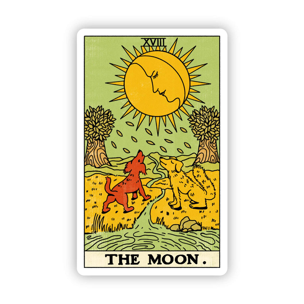 The Moon Tarot Card Sticker