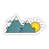Sunset Mountains Sticker