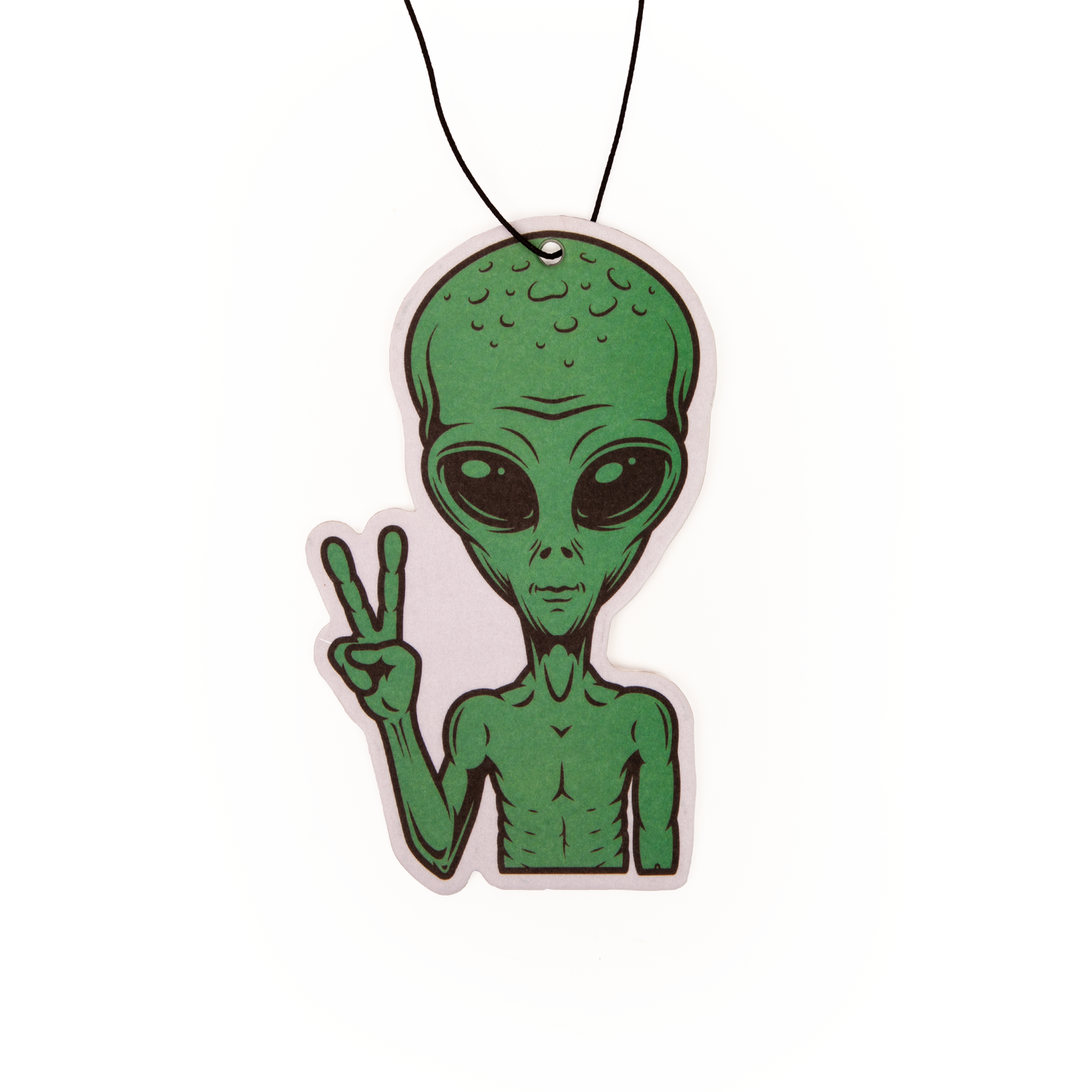 Peace Sign Alien Car Air Freshener