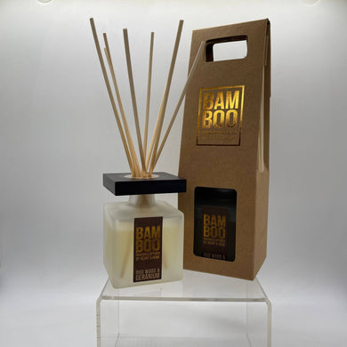 Bamboo Home Fragrance - Diffuser - Oud Wood & Geranium