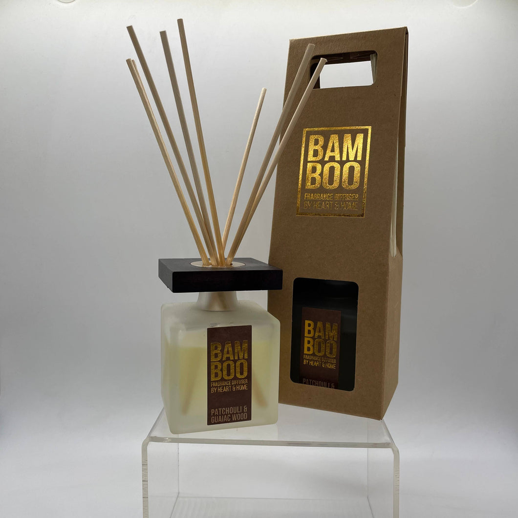 Bamboo Home Fragrance - Diffuser - Patchouli & Guaiac Wood