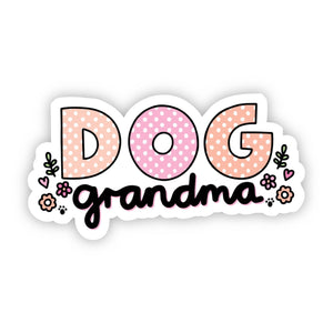 Dog Grandma Sticker