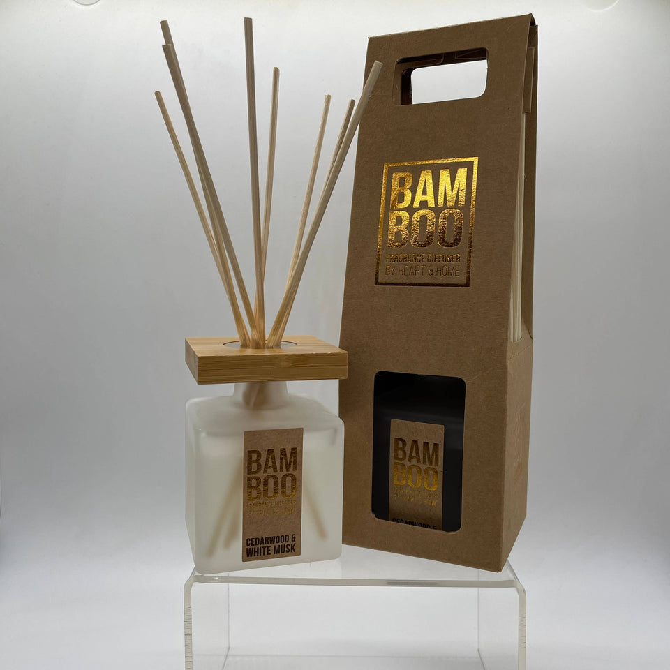 Bamboo Home Fragrance - Diffuser - Cedarwood & White Musk