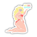 Hot Girl Summer Blonde Sticker