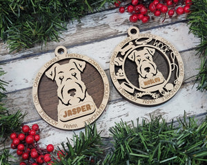 Customizable Airdale Terrier Ornament