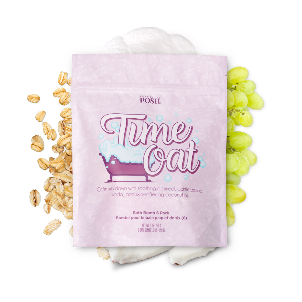 Perfectly Posh *Time Oat* Bath Fizi 6 Pack