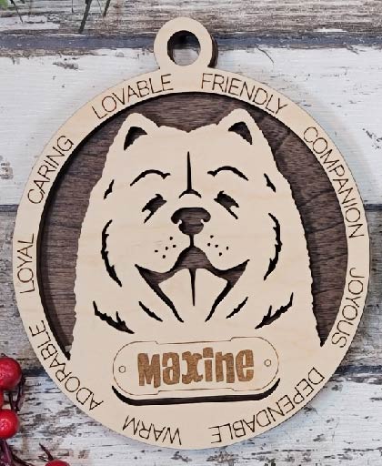 Customizable Chow Chow Ornament