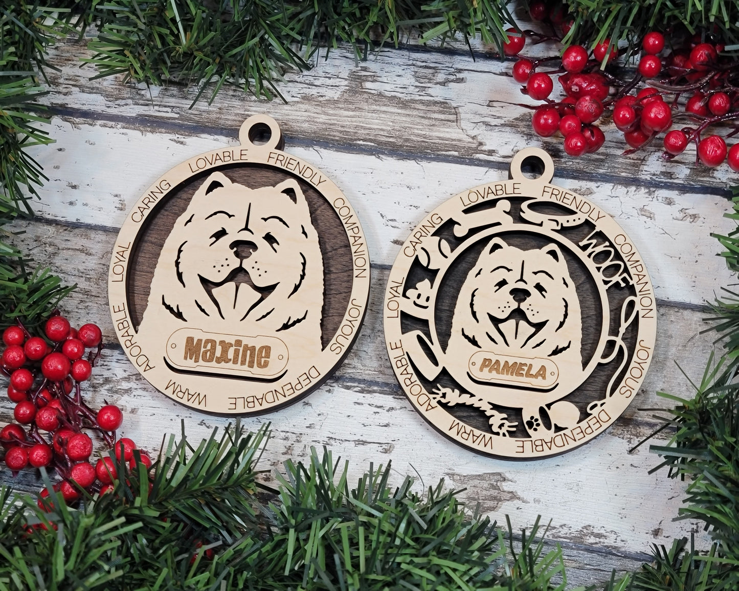 Customizable Chow Chow Ornament