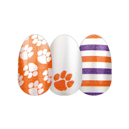 ColorStreet Nail Strips | Collegiate - Clemson University | Real Polish | Easy Apply