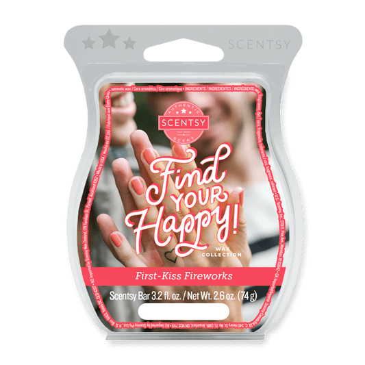 Scentsy ~ Wax Melt *Find Your Happy ~ First-Kiss Fireworks*