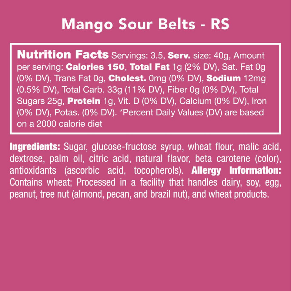 Mango Sour Belts