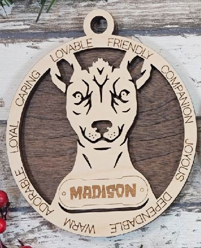 Customizable Mexican Hairless Dog Ornament