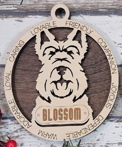 Customizable Scottish Terrier Ornament