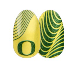 ColorStreet Nail Strips | Collegiate - University of Oregon | Real Polish | Easy Apply