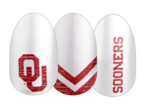 ColorStreet Nail Strips | Collegiate - University of Oklahoma | Real Polish | Easy Apply