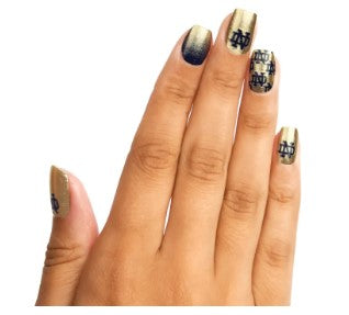 ColorStreet Nail Strips | Collegiate - University of Notre Dame | Real Polish | Easy Apply