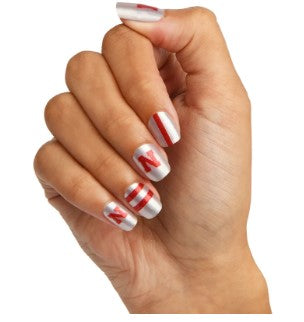 ColorStreet Nail Strips | Collegiate - University of Nebraska | Real Polish | Easy Apply