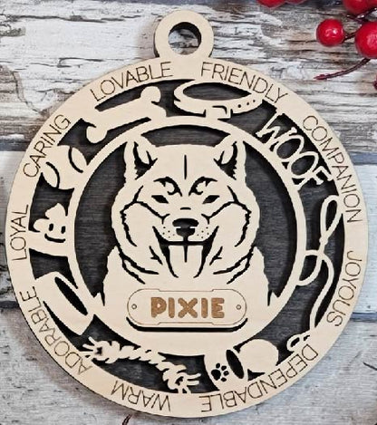 Customizable Shiba Inu Ornament