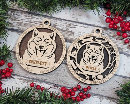 Customizable Shiba Inu Ornament