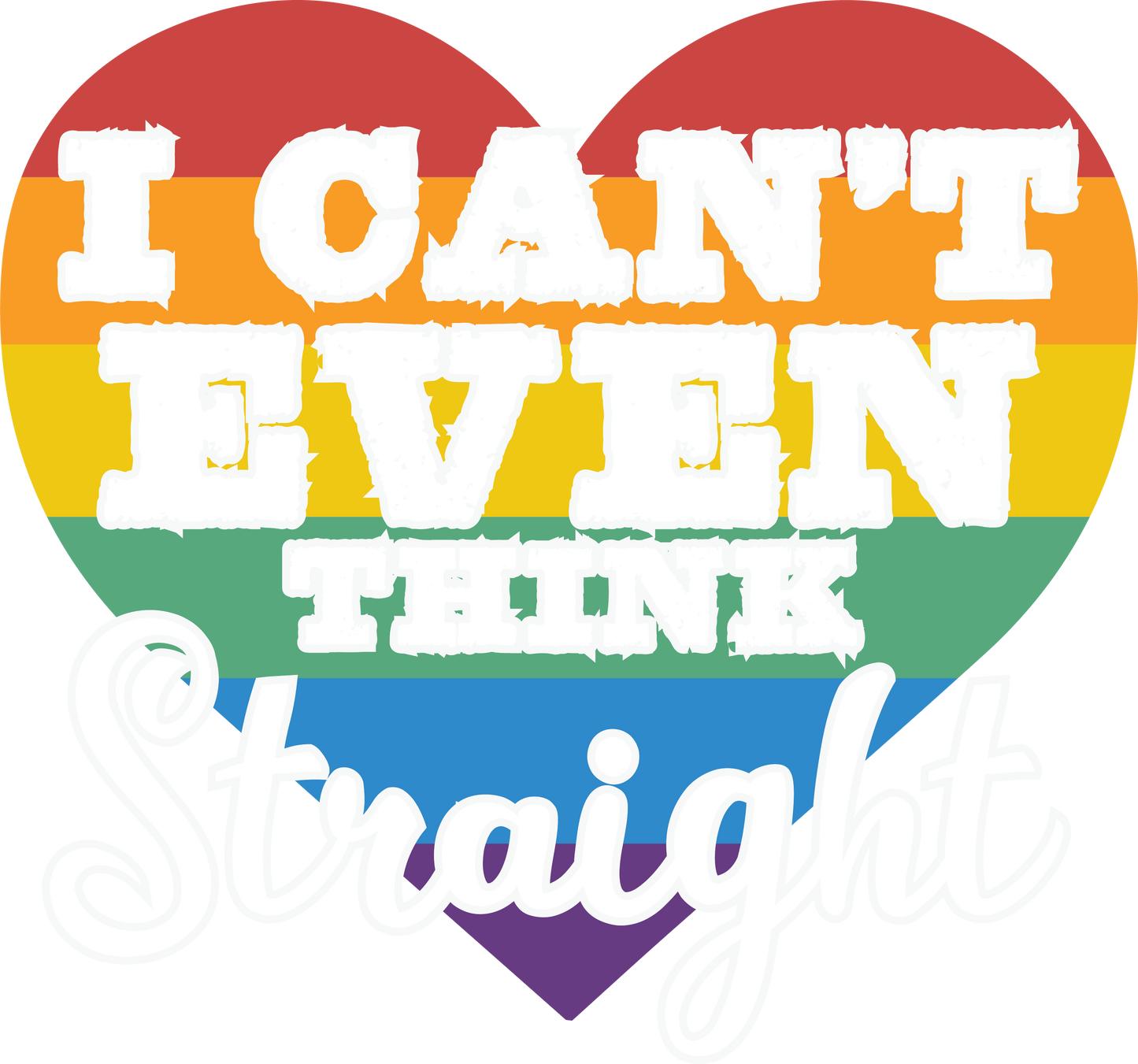 I Can't Even Think Straight Pride Hoodie