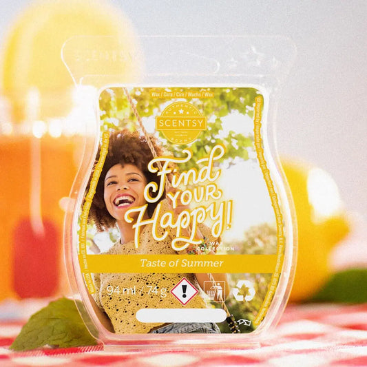 Scentsy ~ Wax Melt *Find Your Happy~ Taste of Summer*