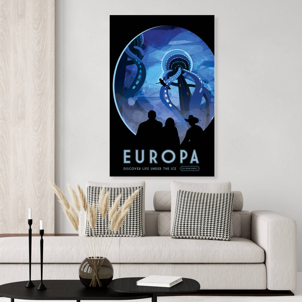 Vintage Europa Poster - 11"x17"