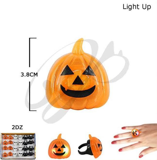 Halloween Theme Light UP Ring Set