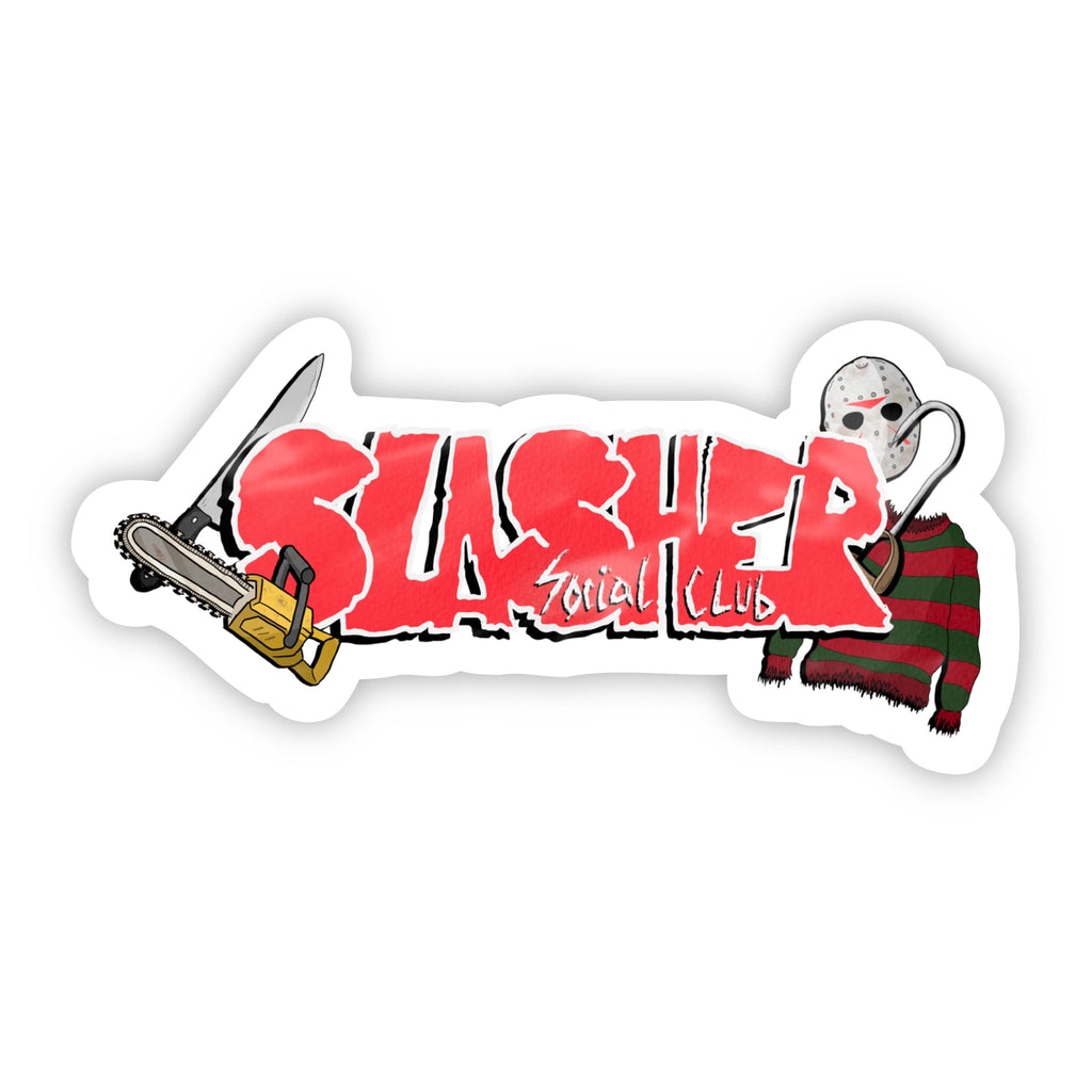 Slasher Social Club Halloween Sticker