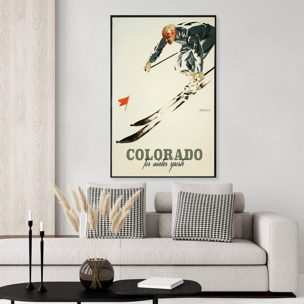 Vintage Colorado Travel Poster 11"x 17"